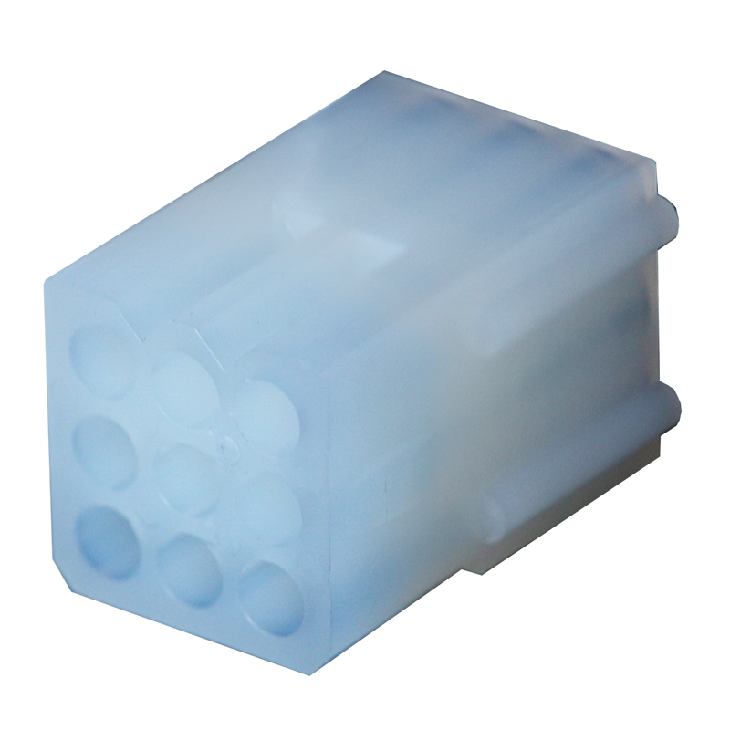 3.68mm pitch male connector housing in natural color