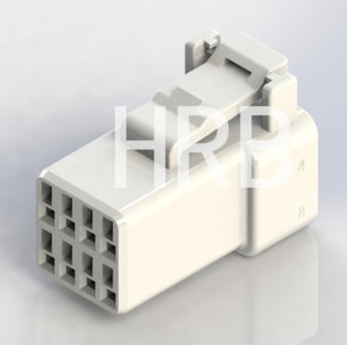 What is the function of the Waterproof receptacle connector?