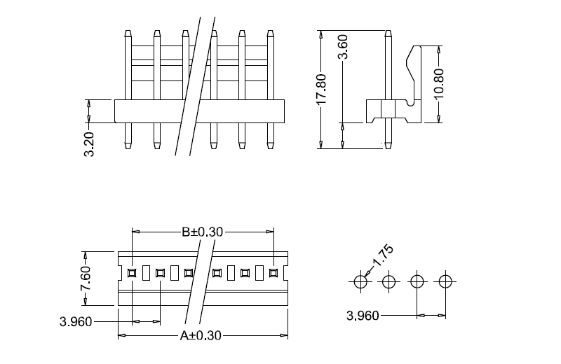 M3695-N-K(S) dimensions M3695-N-K(S) dimensions