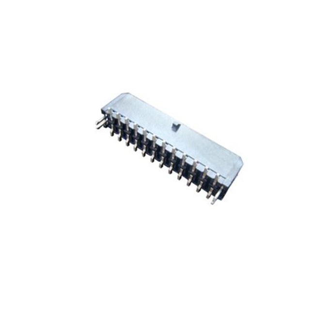 SMT M3045 Vertical Dual Row Header Connector with PCB Press-fit Metal Retention Clip