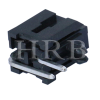 DIP M3045R Right Angle Dual Row Header Connector with Snap-in Plastic Peg PCB Lock