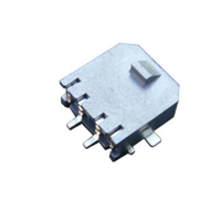 SMT M3045 Right Angle Single Row Header Connector with PCB Solder Tab