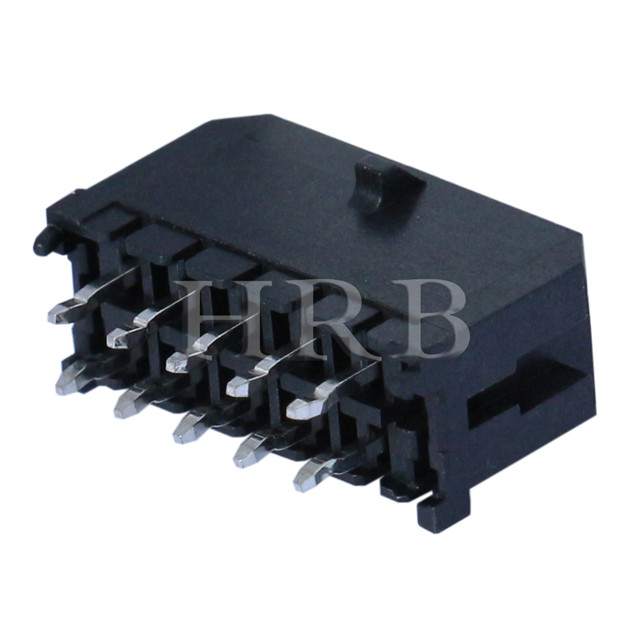 DIP M3045 Vertical Dual Row Header Connector with PCB Polarizing Peg