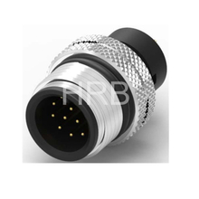 M12 A-coding Freestyle Mounting Male Circular Connector 9-12 Poles