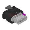 4.0Pitch 4 Pole Receptacle Housing for Locking Contact