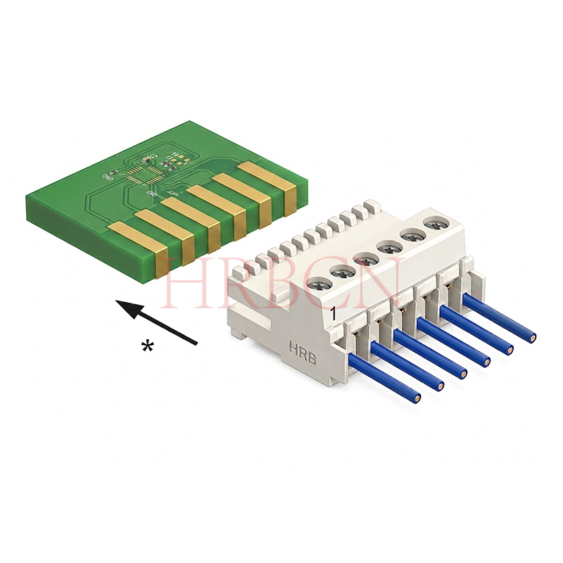 RAST 5 IDC Direct Mating PCB Connector Diagram