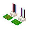 RAST 2.5 connector for home appliances automotive HVAC applications
