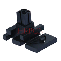 4 Pin Polarized 3.0 Male Receptacle Housing With Panel Mount Ears