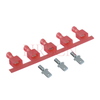 HRB 4.8mm male disconnect terminal mating diagram for automotive and industrial wiring harness AWG22-18