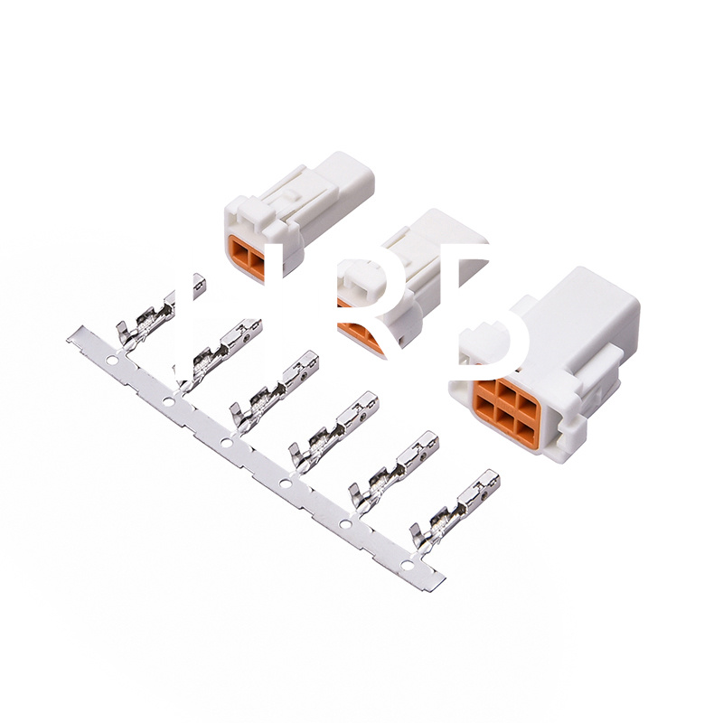 6 Holes HRB 3.0mm Pitch Wire To Wire Waterproof Connectors 