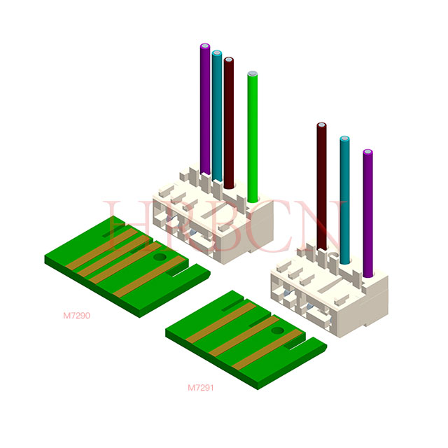 HRB M728X direct/indirect mating IDC RAST connector