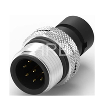 M12 A-coding Freestyle Mounting Male Circular Connector 6-8 Poles