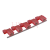HRB M7600 female flag terminal mating diagram, compatible with M6351 male tab, for automotive and industrial wiring harness