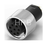 M12 A-coding Freestyle Mounting Female Circular Connector 6-8 Poles