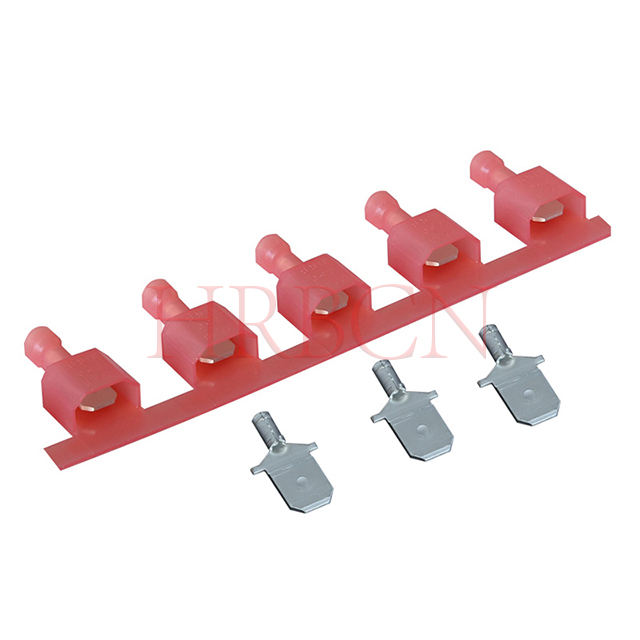 Insulated Male Terminal AWG22-18 Dimple/Hole Detent
