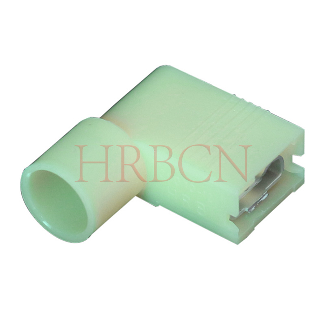 Tin‑plated brass 6.35mm yellow flag female spade connector UL certified