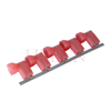 HRB M7600 female flag terminal mating diagram, compatible with M6351 male tab, for automotive and industrial wiring harness