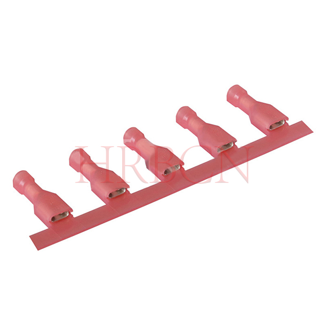Insulated Female Receptacle 4.8mm Terminal Connector AWG22-18