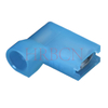 Right angle fully insulated female flag terminal 4.8mm tab AWG16-14