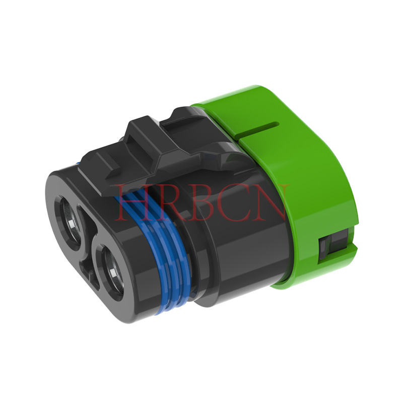 11.0mm Pitch Waterproof Wire To Wire Male Connector 2 Pin