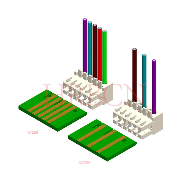 HRB M728X direct/indirect mating IDC RAST connector