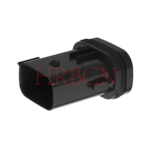 HRB A-M3500 series IP67 IP69K waterproof wire-to-wire connector PBT housing tin gold plated terminals