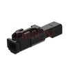 HRB 2.0mm pitch single‑row wire‑to‑wire waterproof connector, mated male and female housing assembly