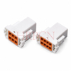 HRB 3.0mm pitch dual‑row waterproof plug housing for wire‑to‑wire interconnection