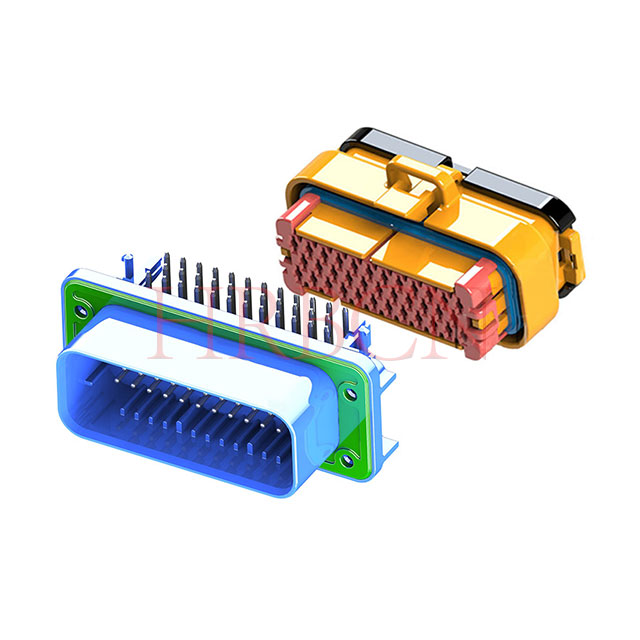 right angle 90° PCB header waterproof connector 4.0mm pitch