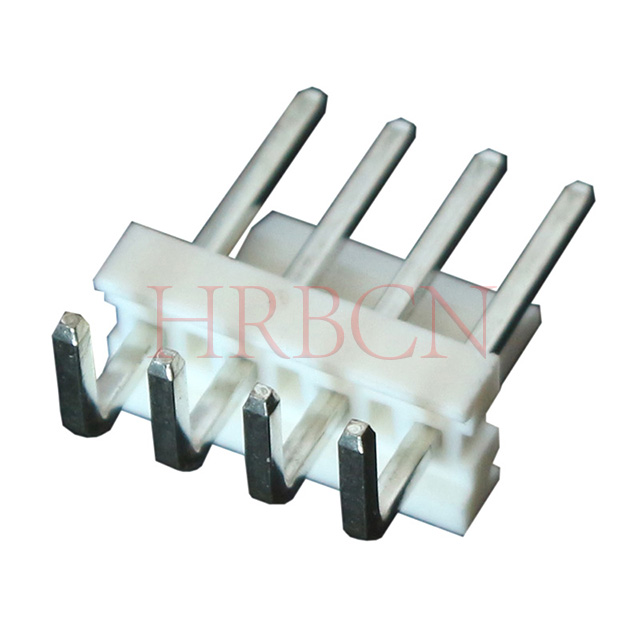 HRB 3.96mm pitch PCB header, UL94 V‑0 housing, tin‑plated pins