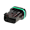 IP69K waterproof wire-to-wire connector applied on industrial high-pressure cleaning machinery