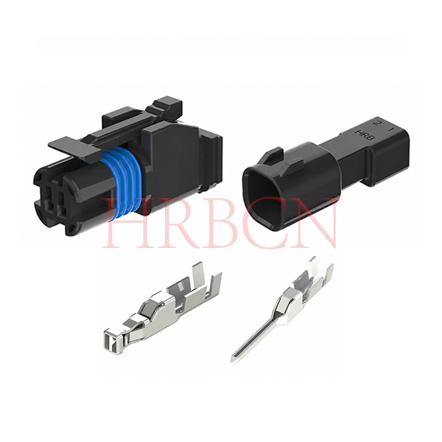 IP67 Rated Waterproof Connector for Wire To Wire Female Male Housing