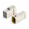 HRB 2.0mm pitch 6pin dual-row male and female housing set, wire-to-wire waterproof connector
