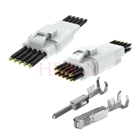 HRB 4.0mm IP67 waterproof wire to wire power connector without panel flange