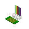 HRB M7234 IDC connector for indirect mating RAST 2.5