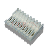 M2051-N-R feed-through IDC connector 2.54 pitch polarized design for daisy chain wiring