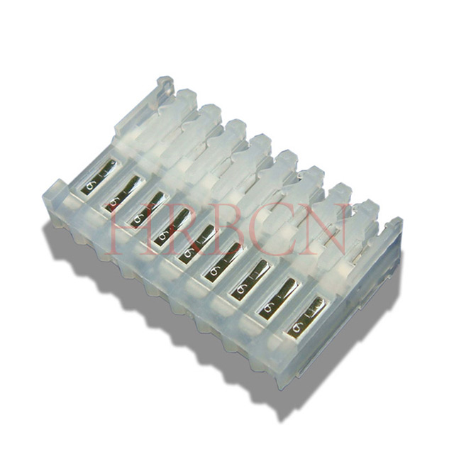 M2051-N-R feed-through IDC connector 2.54 pitch polarized design for daisy chain wiring