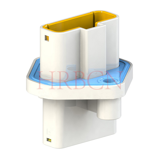 HRBCN 6.35mm IP67 panel mount wire to wire waterproof connector