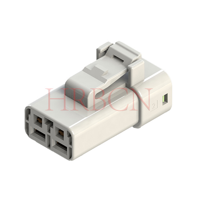 Male housing with silicone seal ring for HRB IP67 waterproof wire-to-board plug 2pin