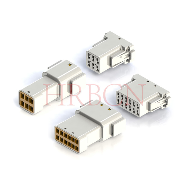 HRB 3.0mm Pitch Dual Row Wire To Wire Waterproof Connectors 