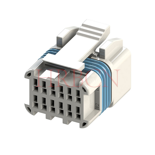 HRB 2.0mm waterproof male housing, dual row wire to wire connector