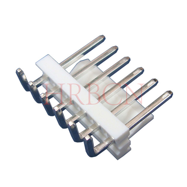 M3965R‑N‑K wire‑to‑board connector, 7A 600V, right angle mount