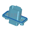 A-M4084F-2xN-W-P panel mount female receptacle housing 4.0mm pitch waterproof wire-to-wire power connector with mounting flanges