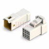 HRB dual‑row wire‑to‑wire waterproof connector series, 2×4‑pin housings unmated