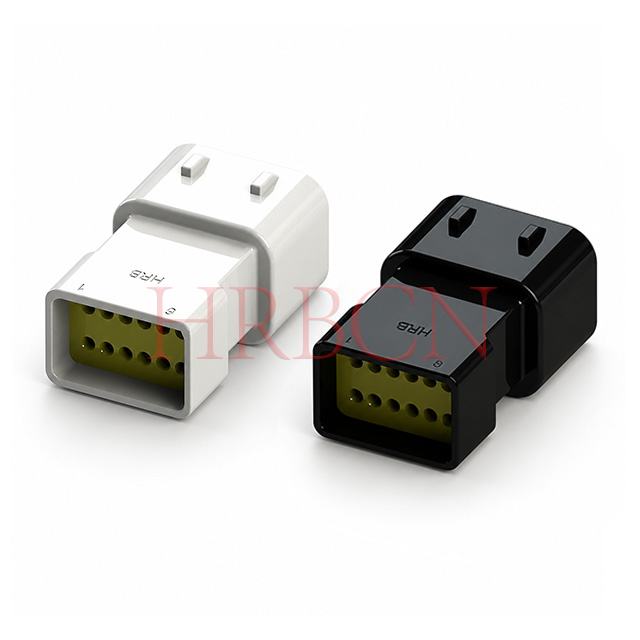 HRB 2.0mm waterproof female housing, dual row wire to wire connector