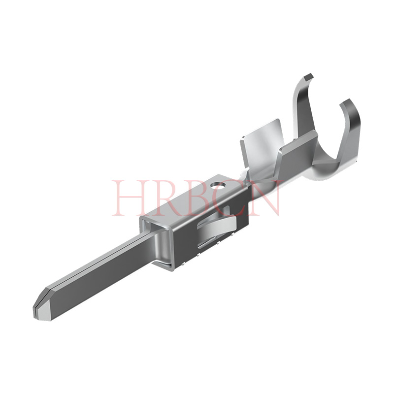 male copper crimp terminal for 4.0mm waterproof connector AWG16-24