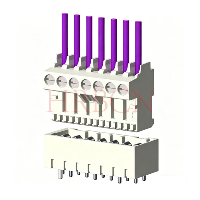 RAST 5 5.0mm pitch indirect mating connector M5038 wire-to-board