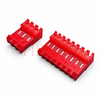 HRB M7060-N-C 3.96mm 180° feed-through IDC connector with locking ramp, no polarizing tabs AWG22