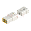 dual row 6.35mm IP67 wire to wire waterproof connector plug and receptacle set 6-pin