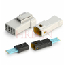 Single Row Wire To Wire Waterproof Electrical Connectors 2.0mm Pitch